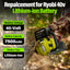Batería litio OP4026 7500 mAh comp Ryobi 40 V con LED negro