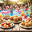 100 Palillos Bambú 4.72pulg para Aperitivos Luau