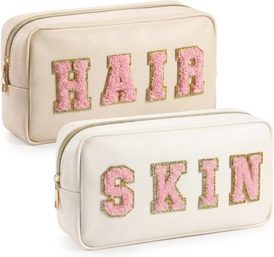 4 Pzas Bolsas Cosméticos con Cremallera para Mujer Viaje