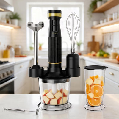 Batidora inmersión 1200W plástico negro