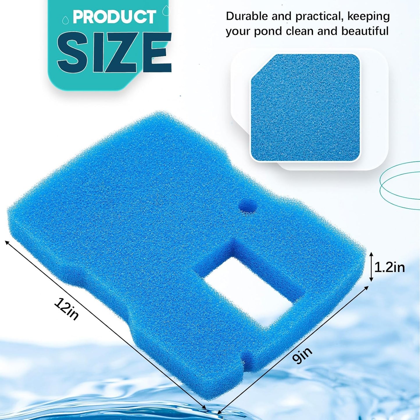 Almohadilla filtro estanque CUF-6000 2uds