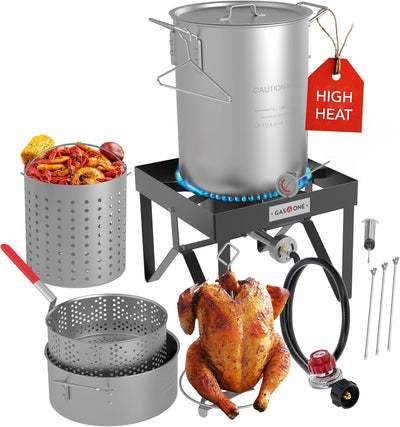 Juego Freidora Aire Libre 30QT y 10QT Propano