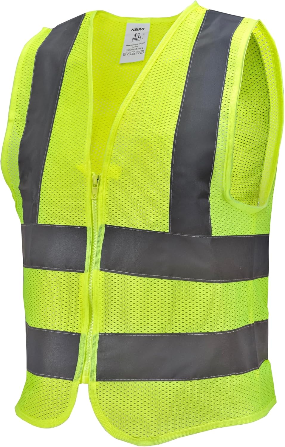 Chaleco seguridad malla alta visibilidad reflectante