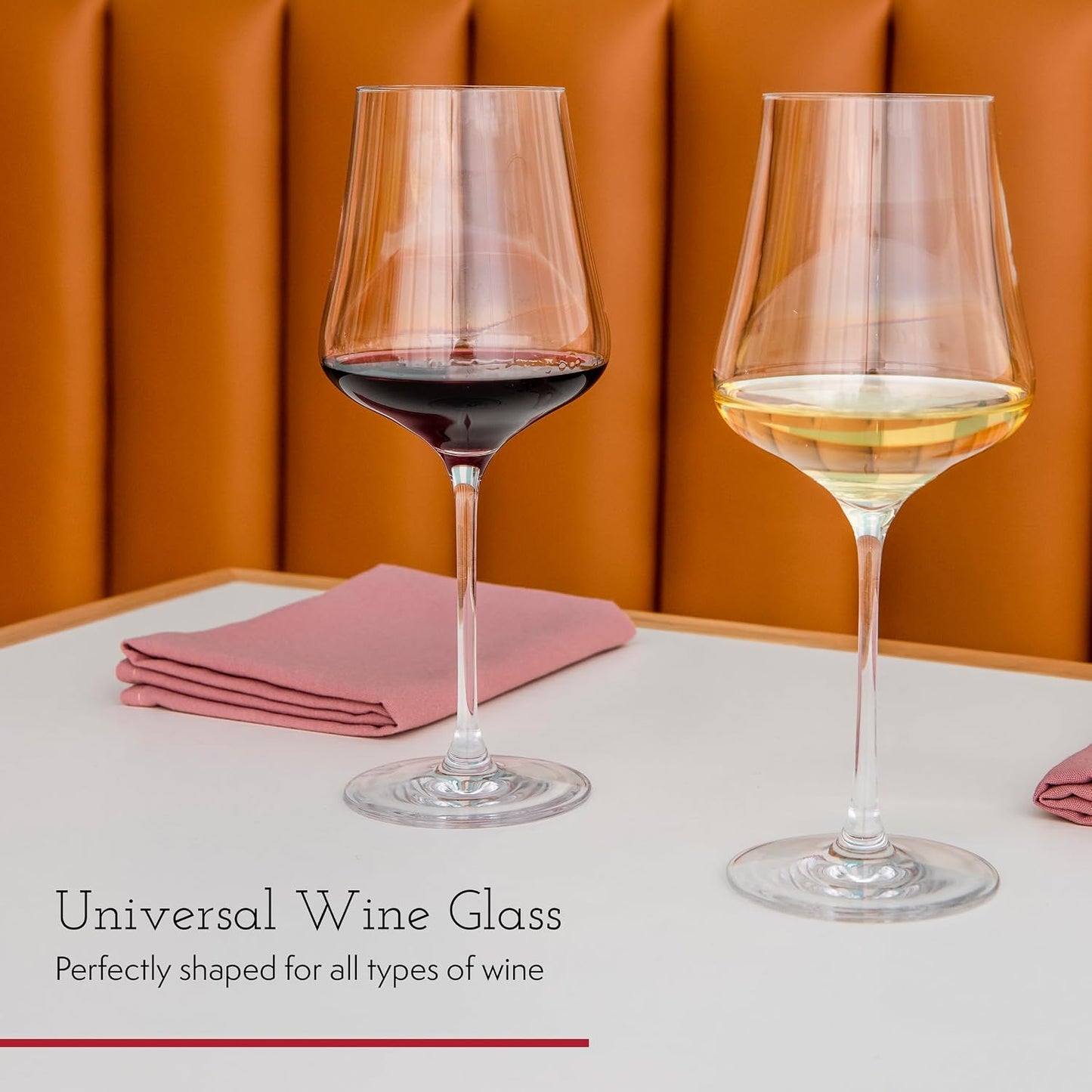Copa vino cristal set 4 caja regalo 16oz sin plomo
