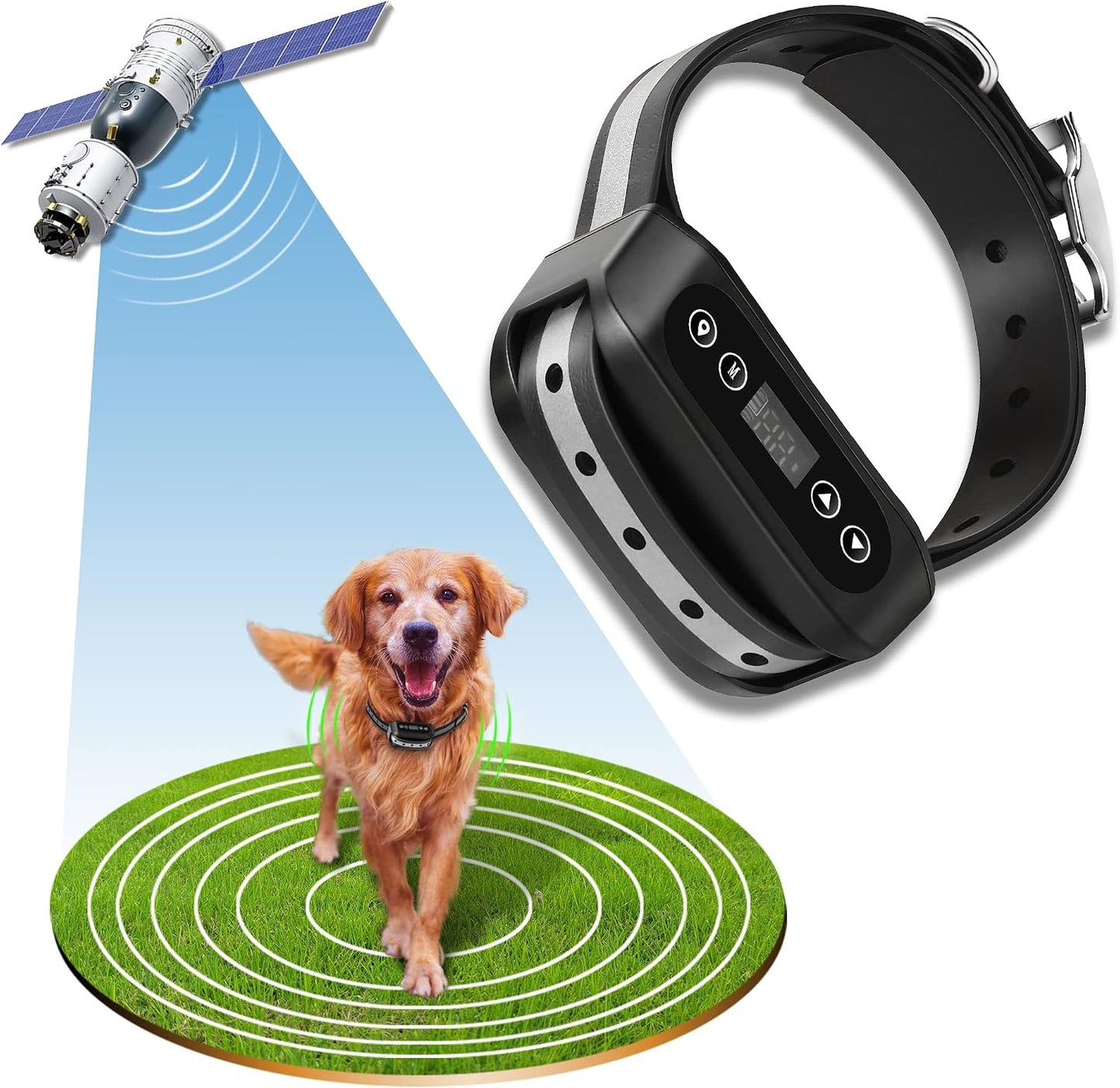 Sistema GPS inalámbrico para perros collar impermeable