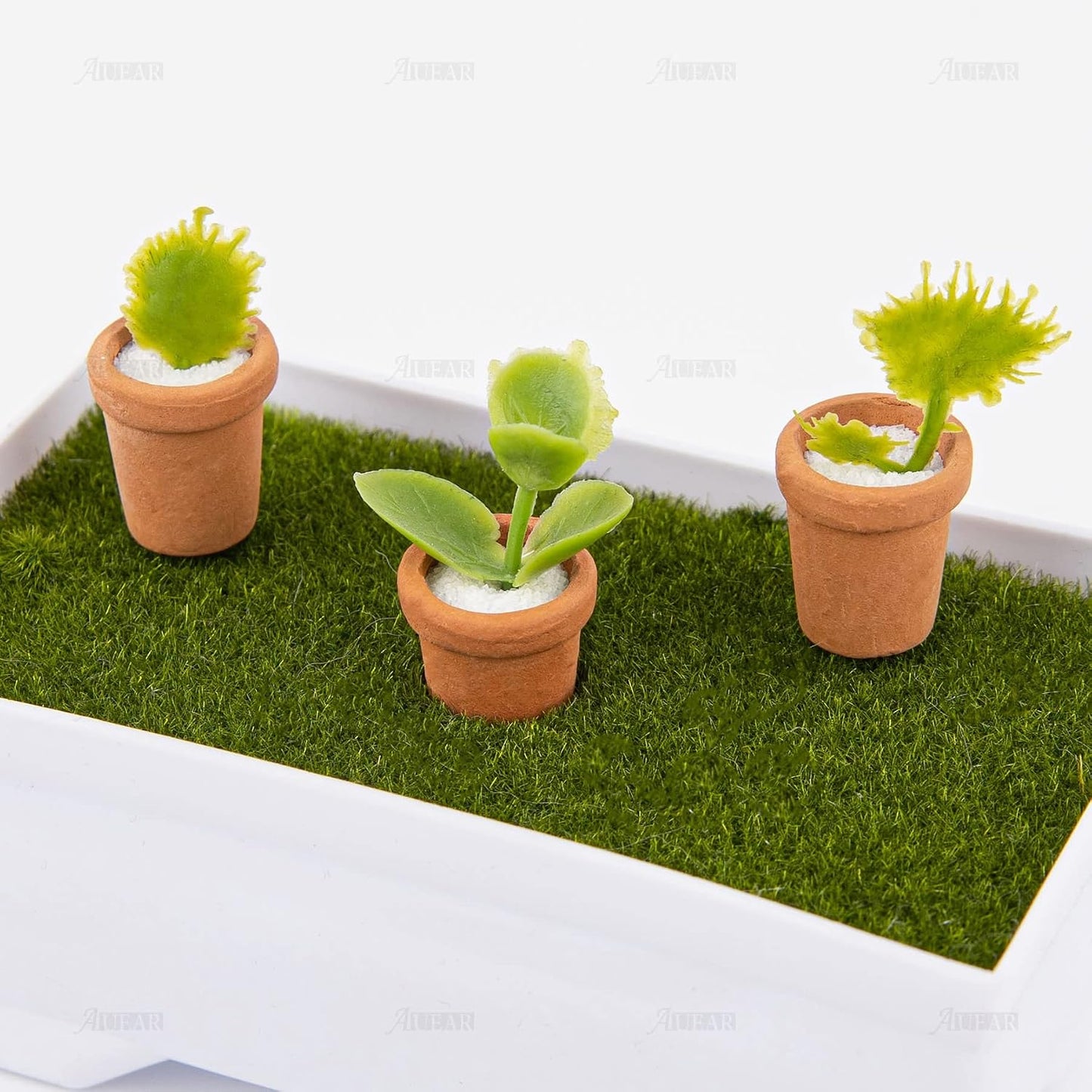 8 Macetas Arcilla para Jardín de Hadas Escala 1:12