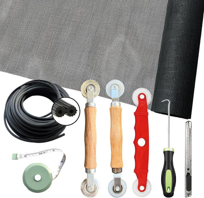 Kit reparación pantalla malla puerta 48x118pulg