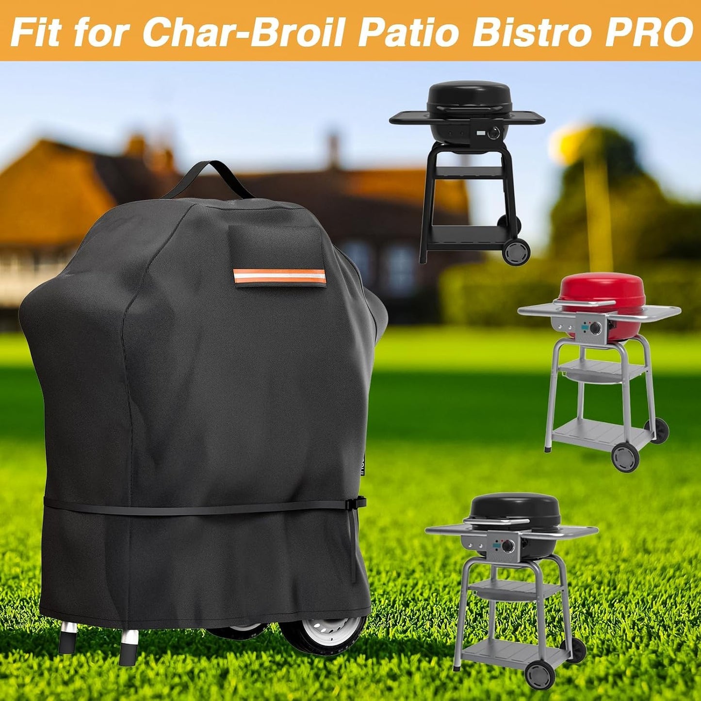 Funda parrilla Char-Broil impermeable 420D con ventilación