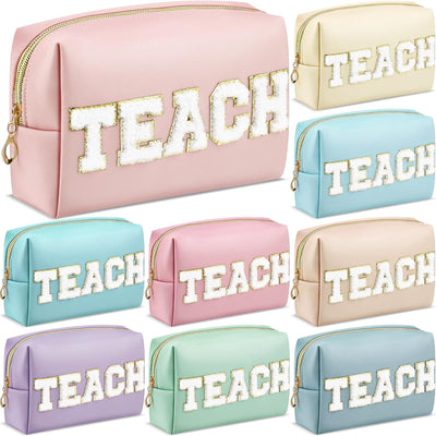 9 Pzas Bolsa Maquillaje Sintética Impermeable para Mujer