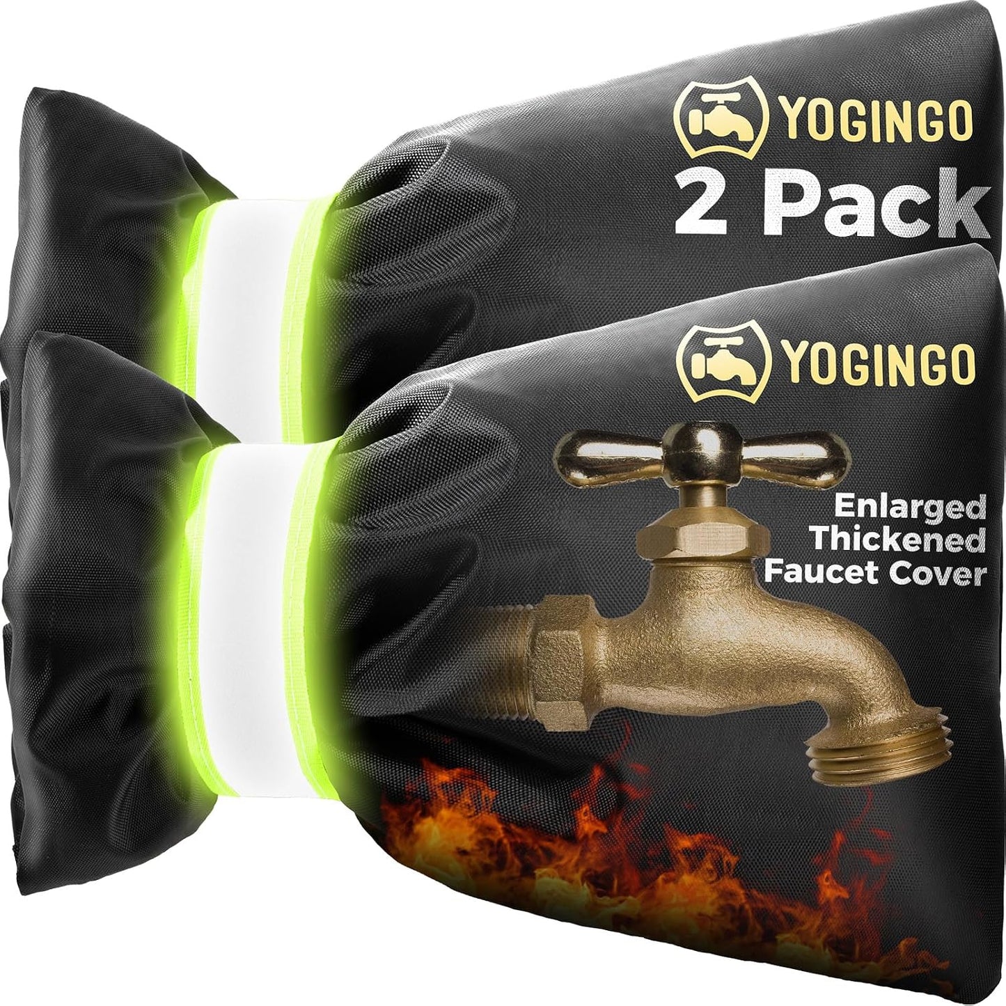Fundas grifo exterior invierno aislamiento paquete 2