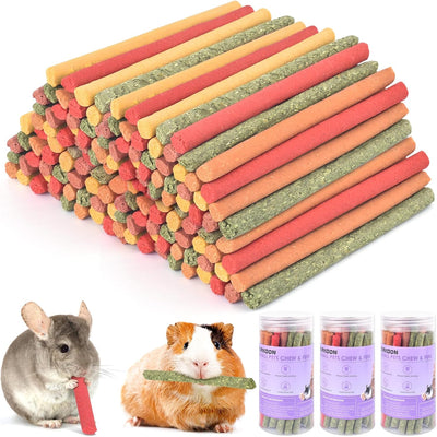 120 Pzas Rama Heno Conejo 5 Sabores para Hamster
