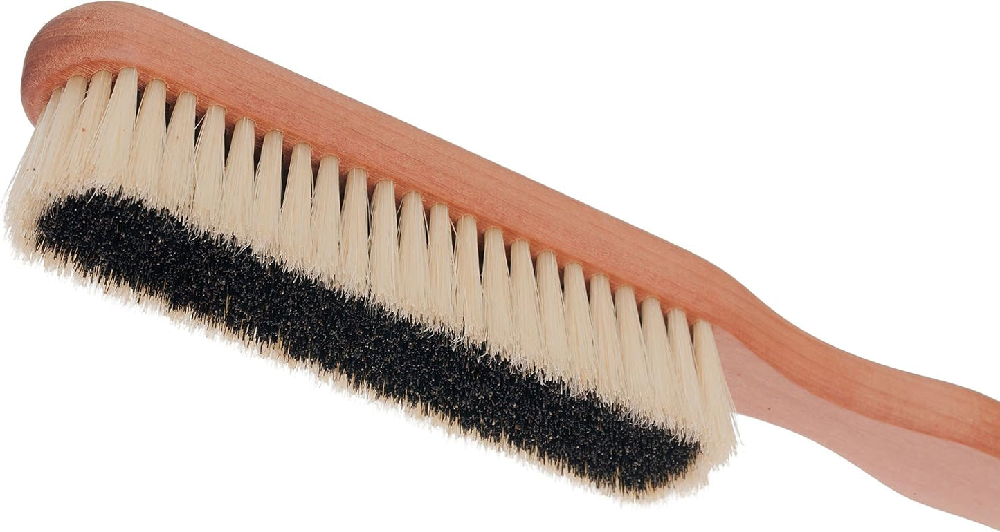 Cepillo cachemira cerdas cerdo madera peral 10-3/8 pulg duradero