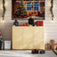 Armario buffet 46.7pulg 3 puertas acanaladas estante ajustable
