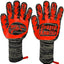 Guantes barbacoa resistentes 1472ºF Kevlar Nomex
