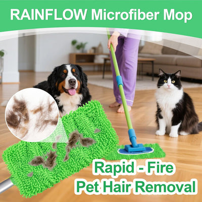 4 Fregonas Microfibra para Barredora Almohadillas Reutilizables
