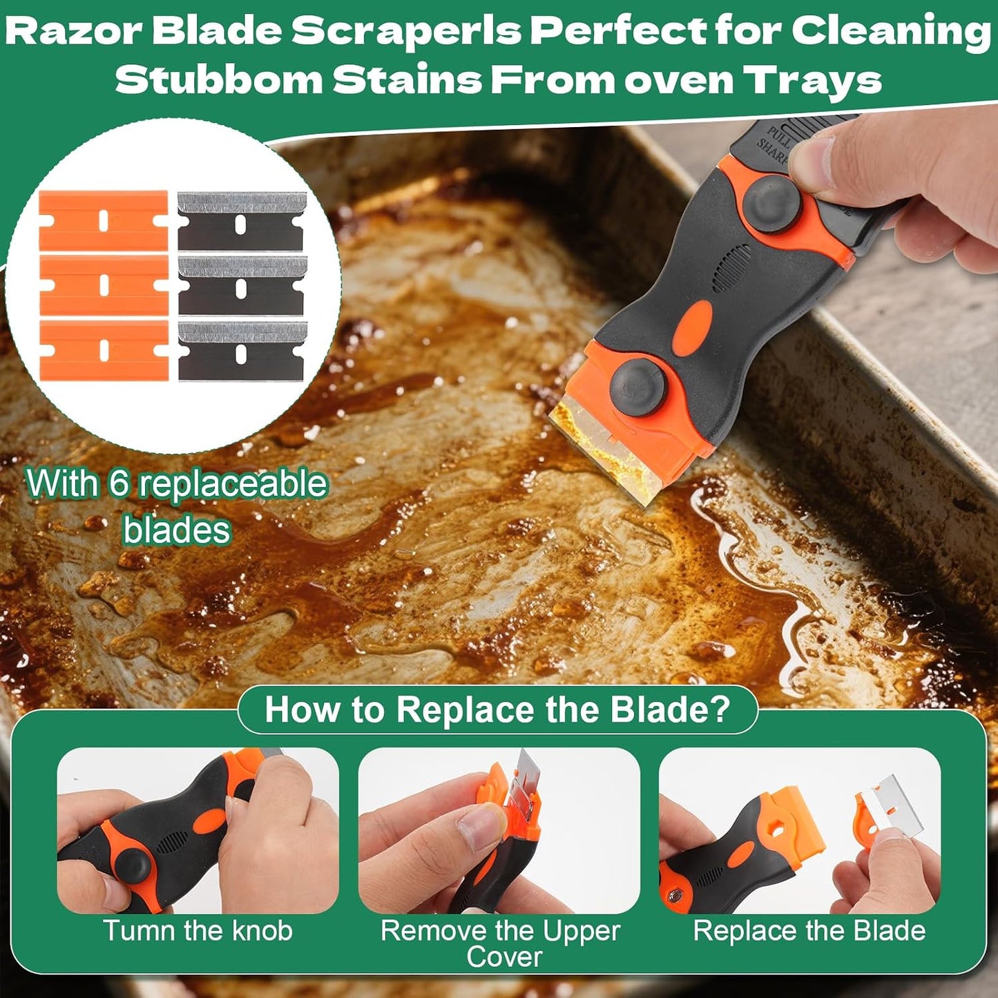 Kit cepillo limpiador horno 12 pzas raspador hendiduras