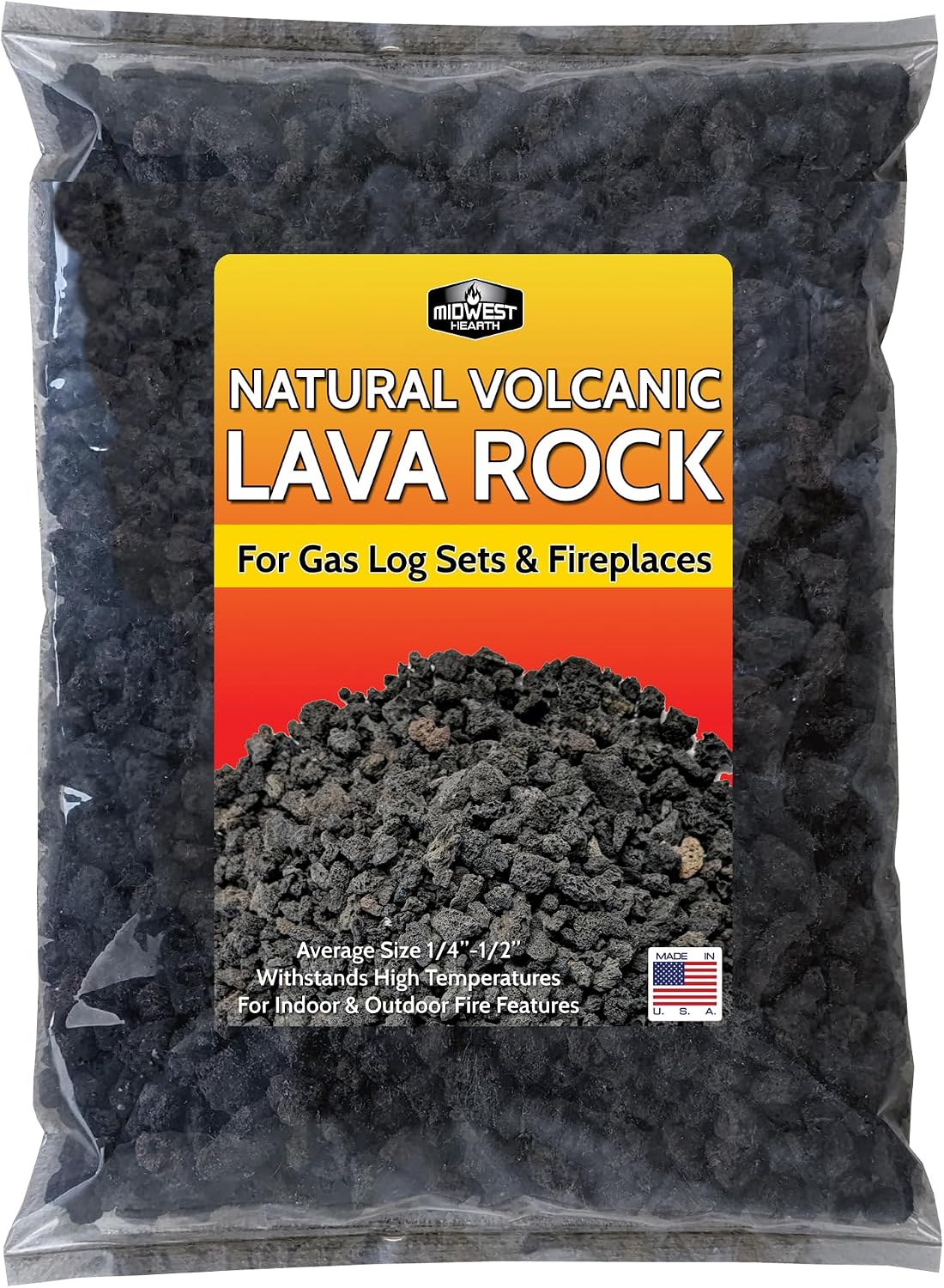 Gránulos roca volcánica natural para chimenea