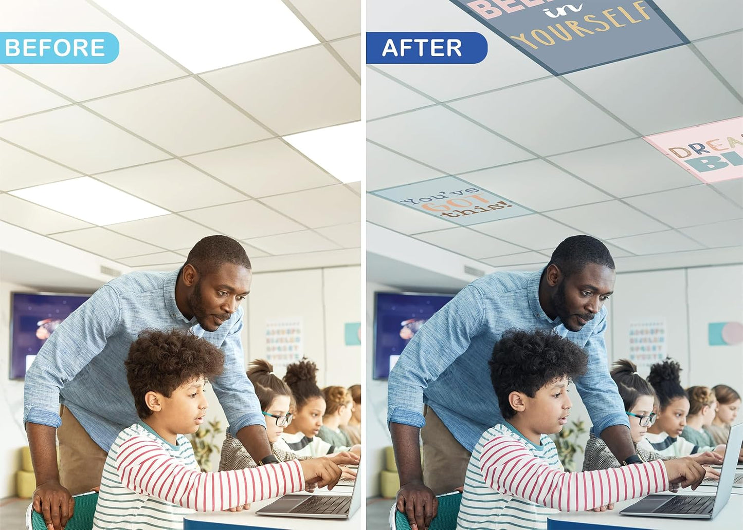 Filtros luz techo Be Positive Calming Covers TCR20143