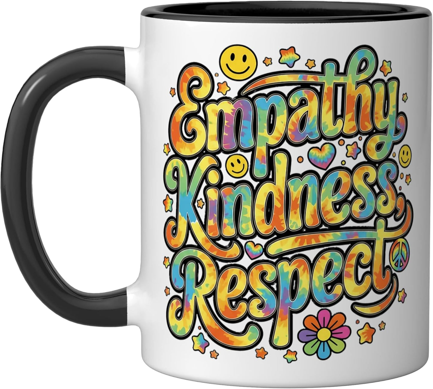 Taza Cerámica Inspiradora para Docente Negro/Blanco