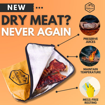 Manta carne reposo fumar barbacoa accesorios parrilla