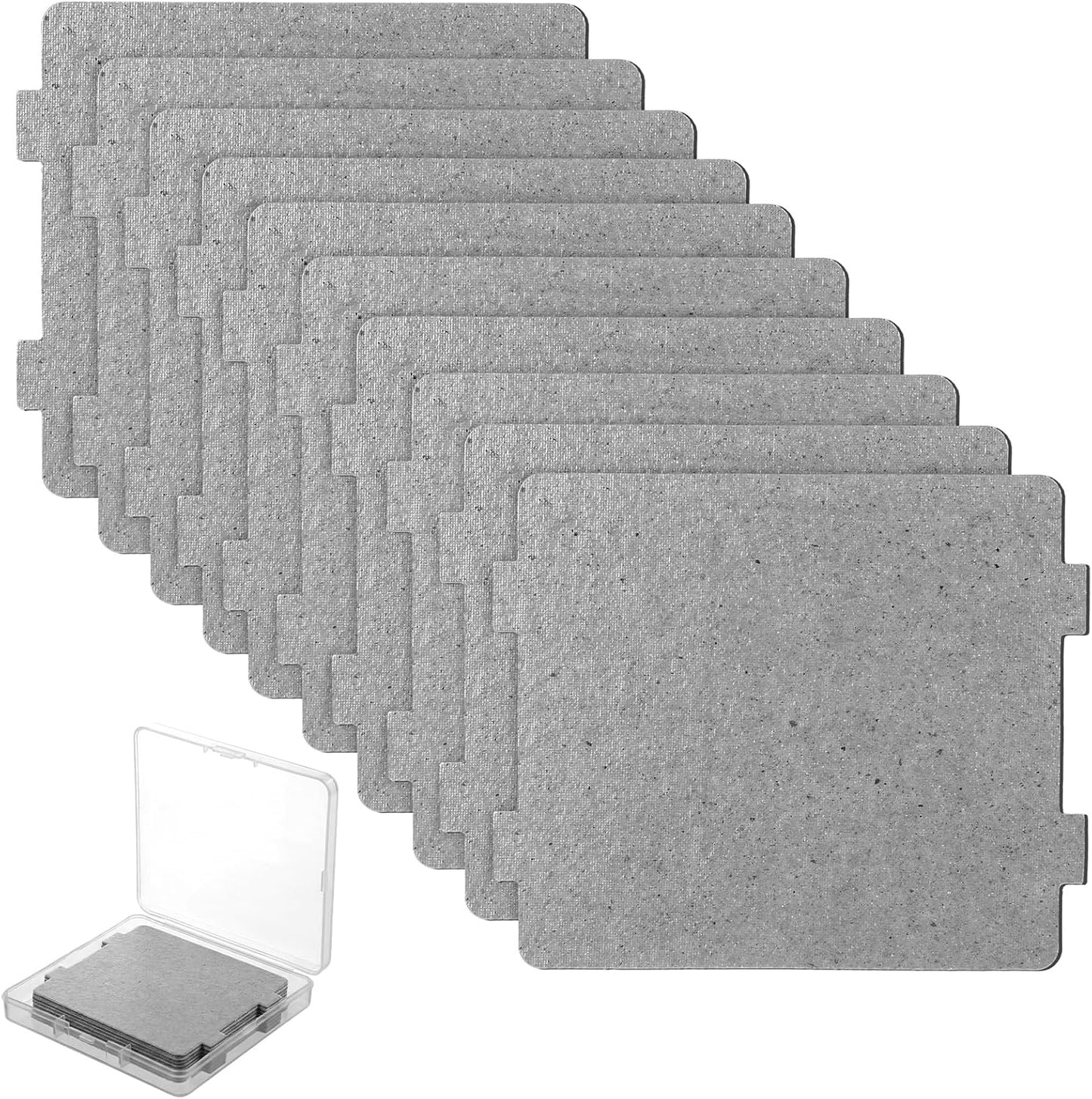 10 Pzas Cubiertas Microondas Mica Aislamiento Térmico
