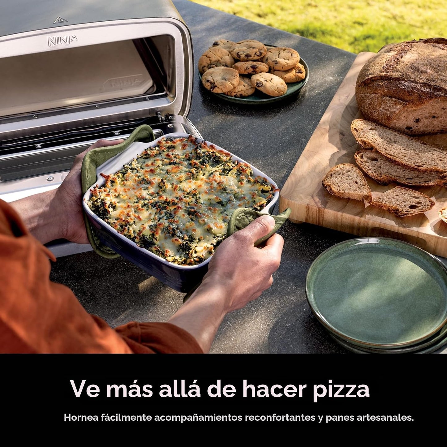 Horno pizza artesanal al aire libre 12pulg 700°F