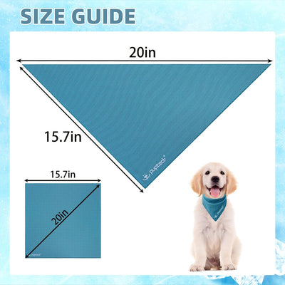 Bandana refrescante para perros paquete 4 toallas enfriamiento