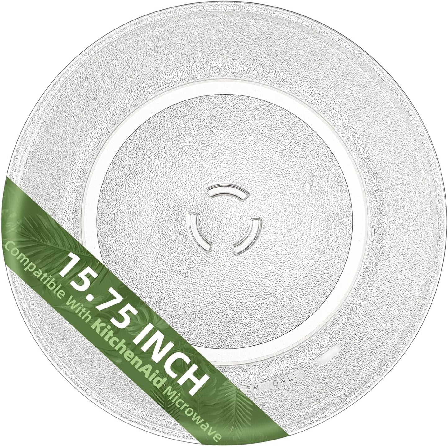 Placa giratoria vidrio microondas 15.75pulg comp KitchenAid