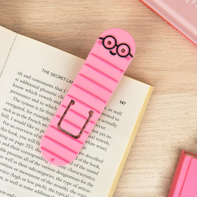 Luz LED para libro con clip y marcapáginas portátil