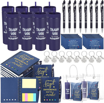 Set 48 Pzas Regalos Empleados Vasos Cuadernos Llaveros