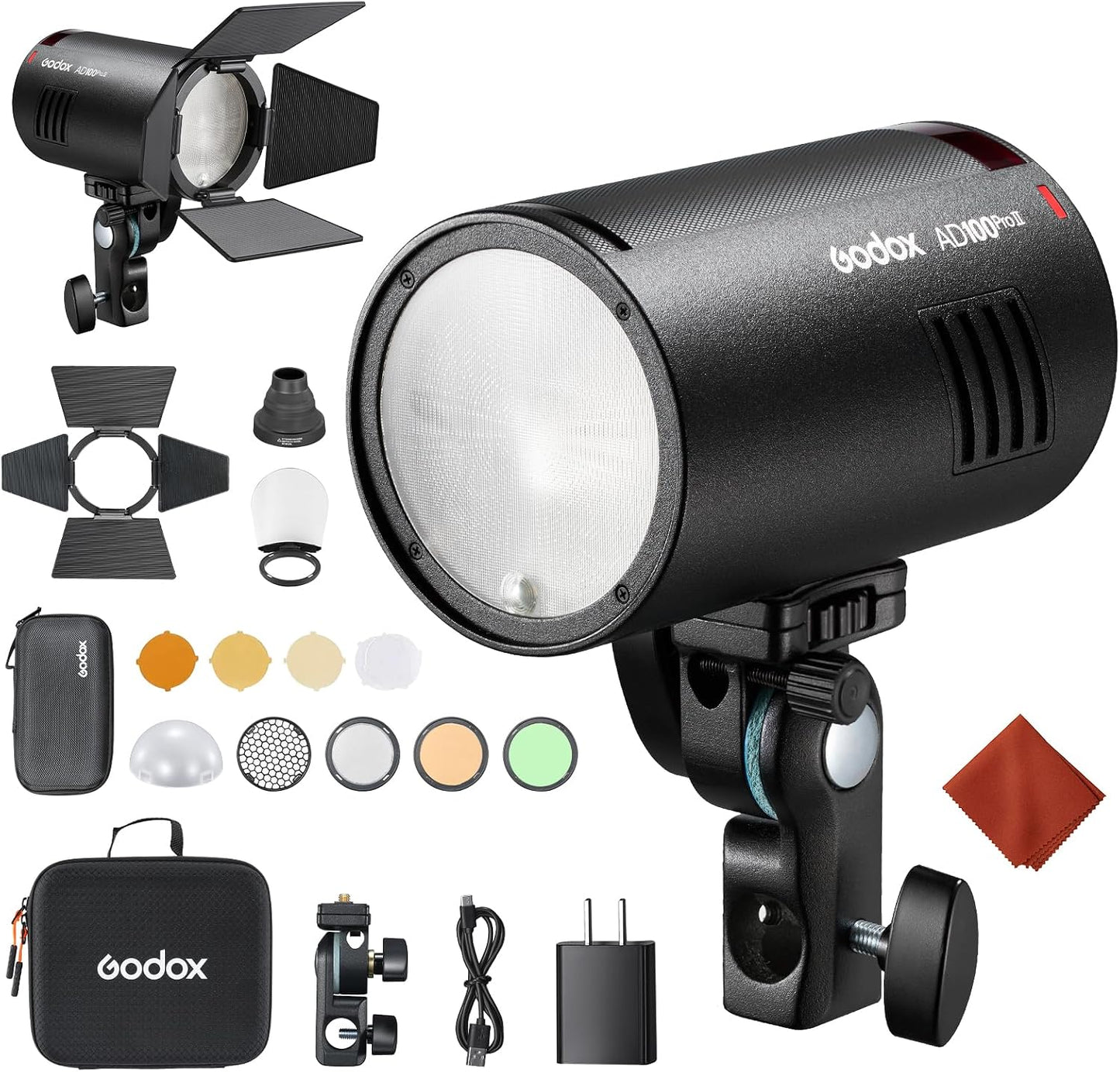 Flash estroboscópico AD100proII con AKR1