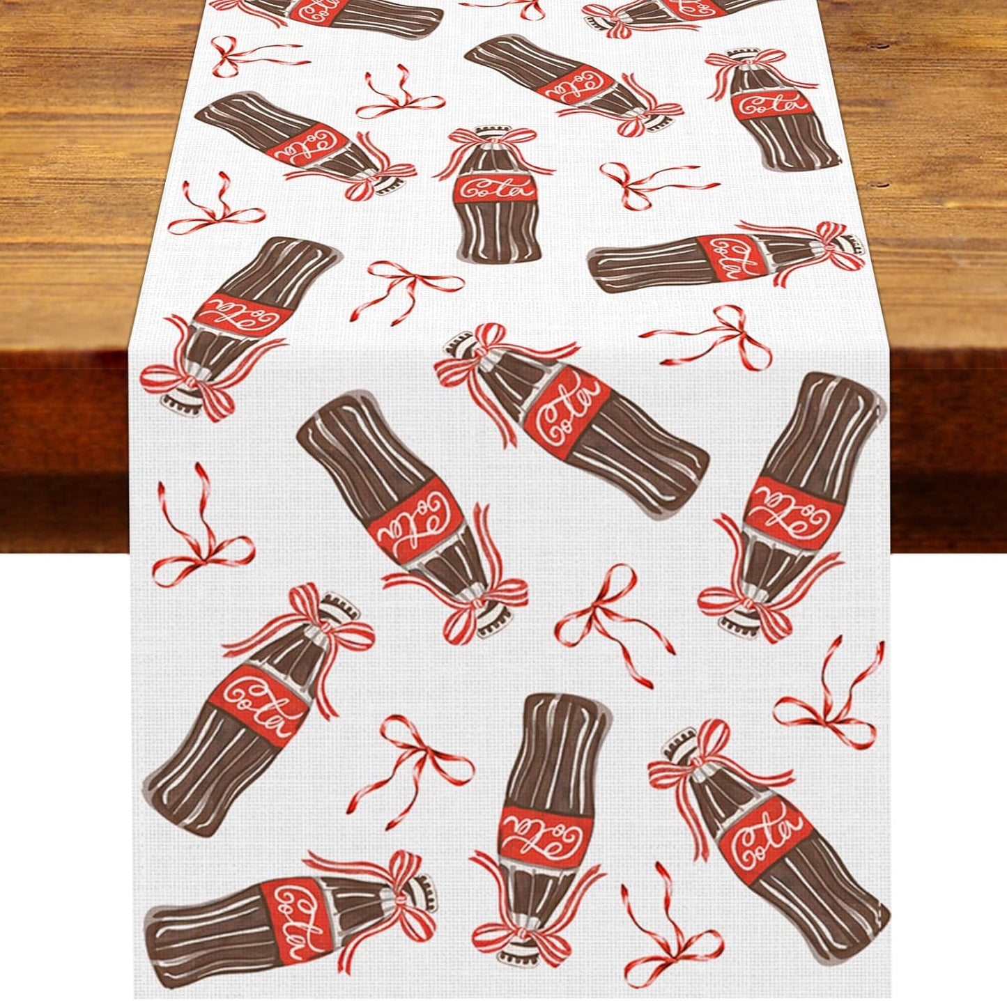 Mesa barra sucia roja 13x72pulg baby shower
