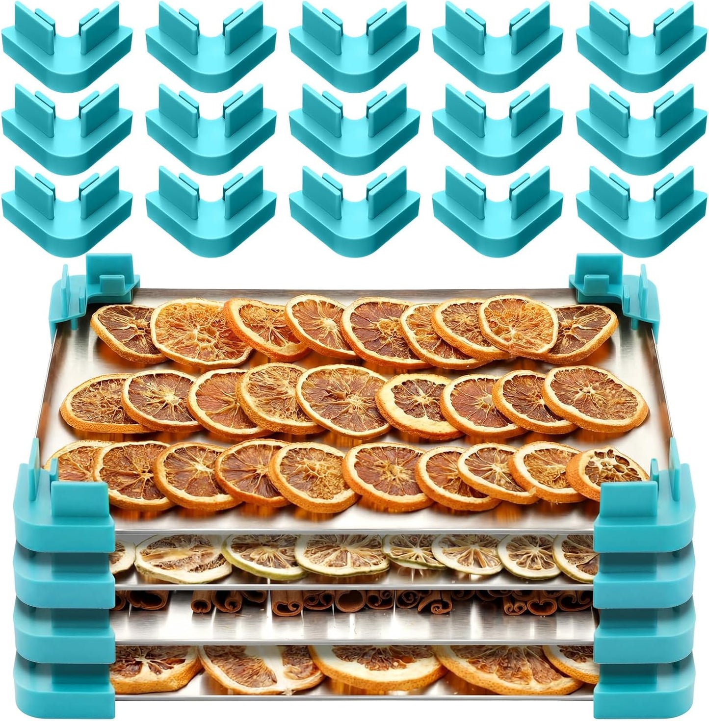 16 Bandejas Apilables Comp Harvest Right Alimentos Secos