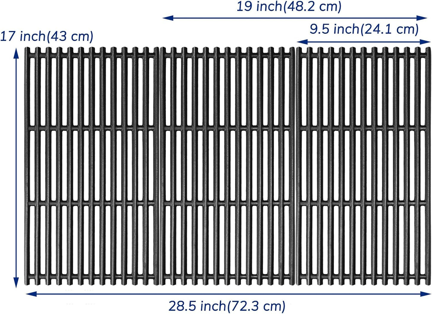 Rejilla hierro fundido 17pulg para Nexgrill