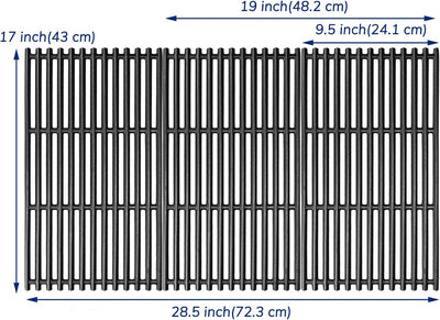 Rejilla hierro fundido 17pulg para Nexgrill