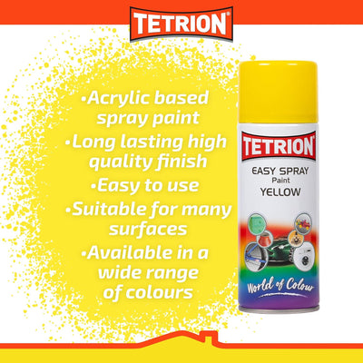 Pintura aerosol amarilla 13.5oz pack 6 multiusos