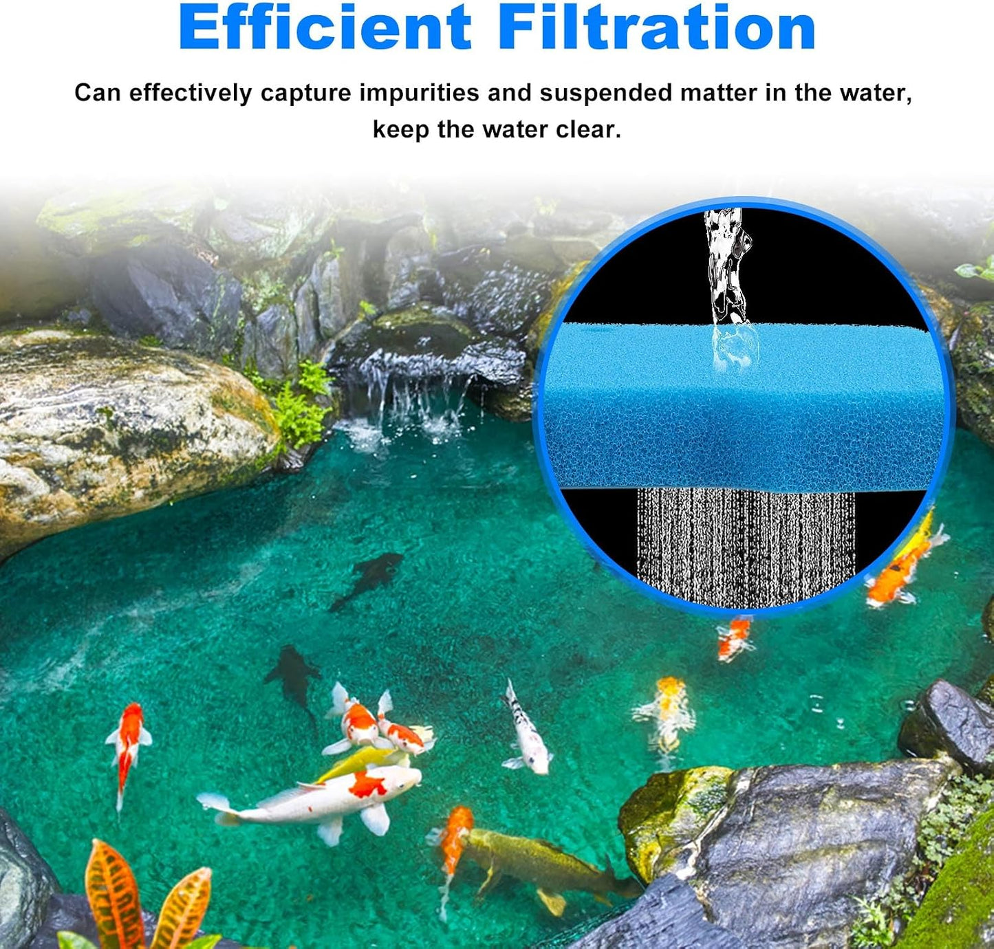 Filtro estanque CUF-6000 UV todo en uno 2uds