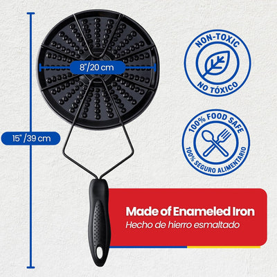 Set parrilla y molde para arepas sin BPA de grado alimenticio