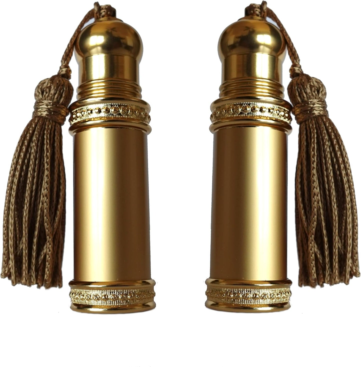 Botellas enrollables vidrio aluminio 0.2oz paquete 2 reutilizables