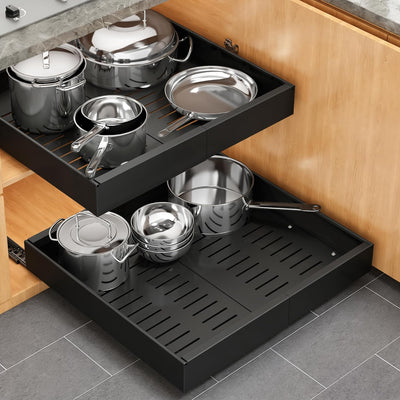 Organizador gabinete 2 cajones deslizantes 20.5pulg