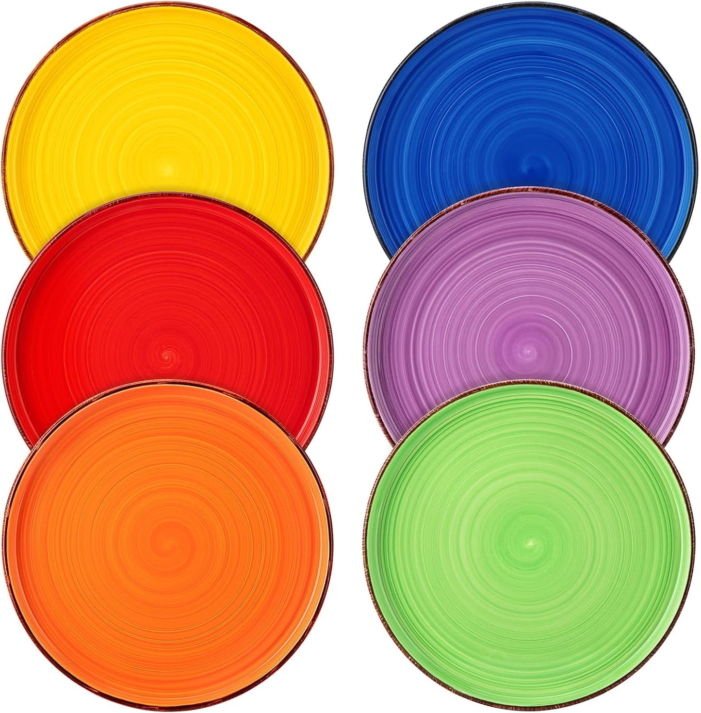 Set 4 Platos Ensalada Cerámica 8.5pulg Con Tapa