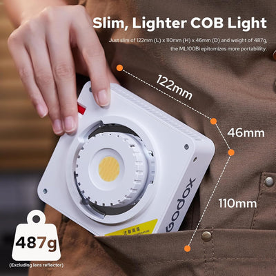 Luz LED bicolor Tipo-C 98 TLCI diseño compacto