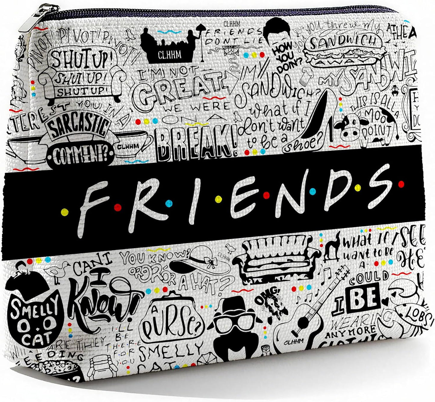 Bolsa maquillaje Friends regalo mujer cumpleaños amistad
