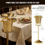 Cubo Champán Soporte y Cubos Hielo Dorado