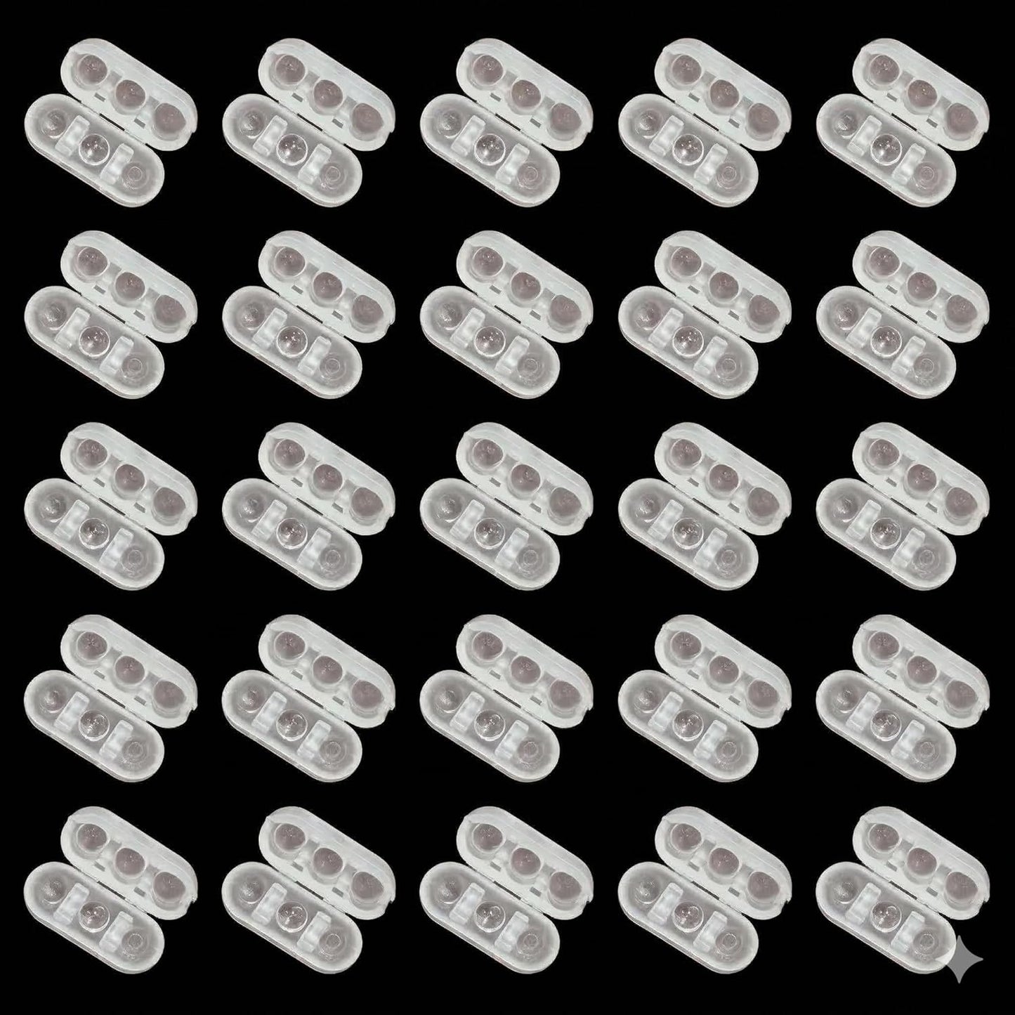 30 Pzas Conectores Cadena Plástico para Cortinas Rollo
