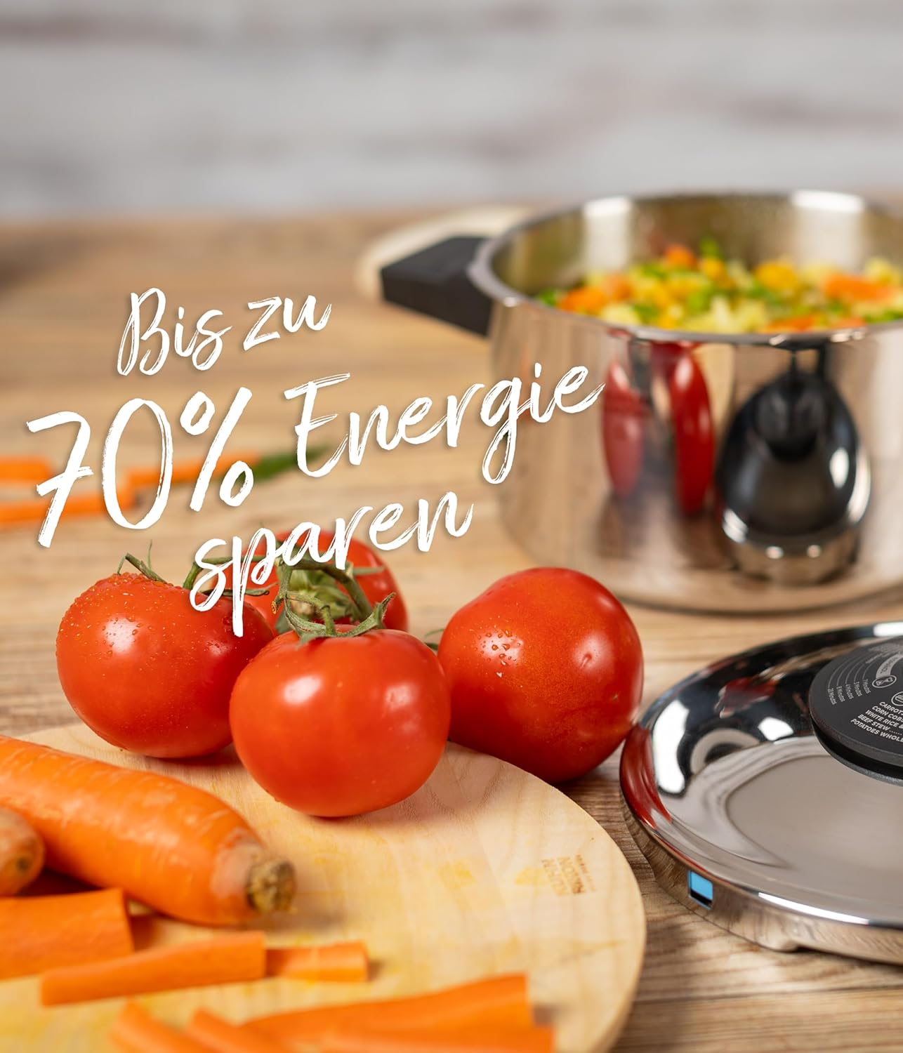 Olla a presión Duromatic NEO 5L base térmica suiza