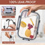 4 Recipientes Vidrio 63oz Con Tapas Bloqueo Almacenamiento Sin BPA