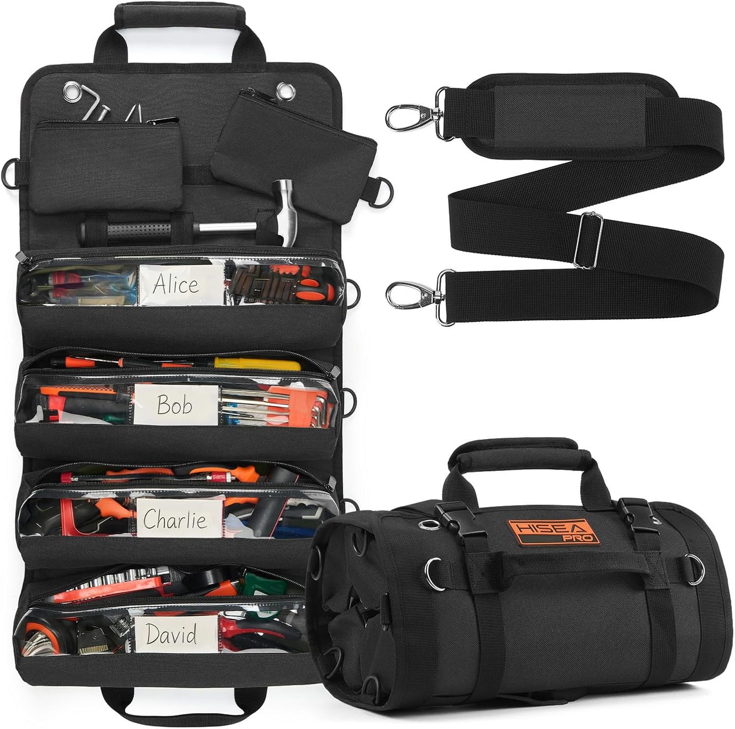 Bolsa herramientas enrollable 27x14pulg organizador
