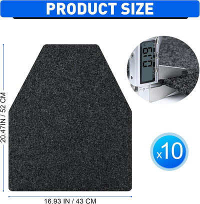10 Pzas Alfombras Urinal Antideslizante Absorbe Agua para Hombres