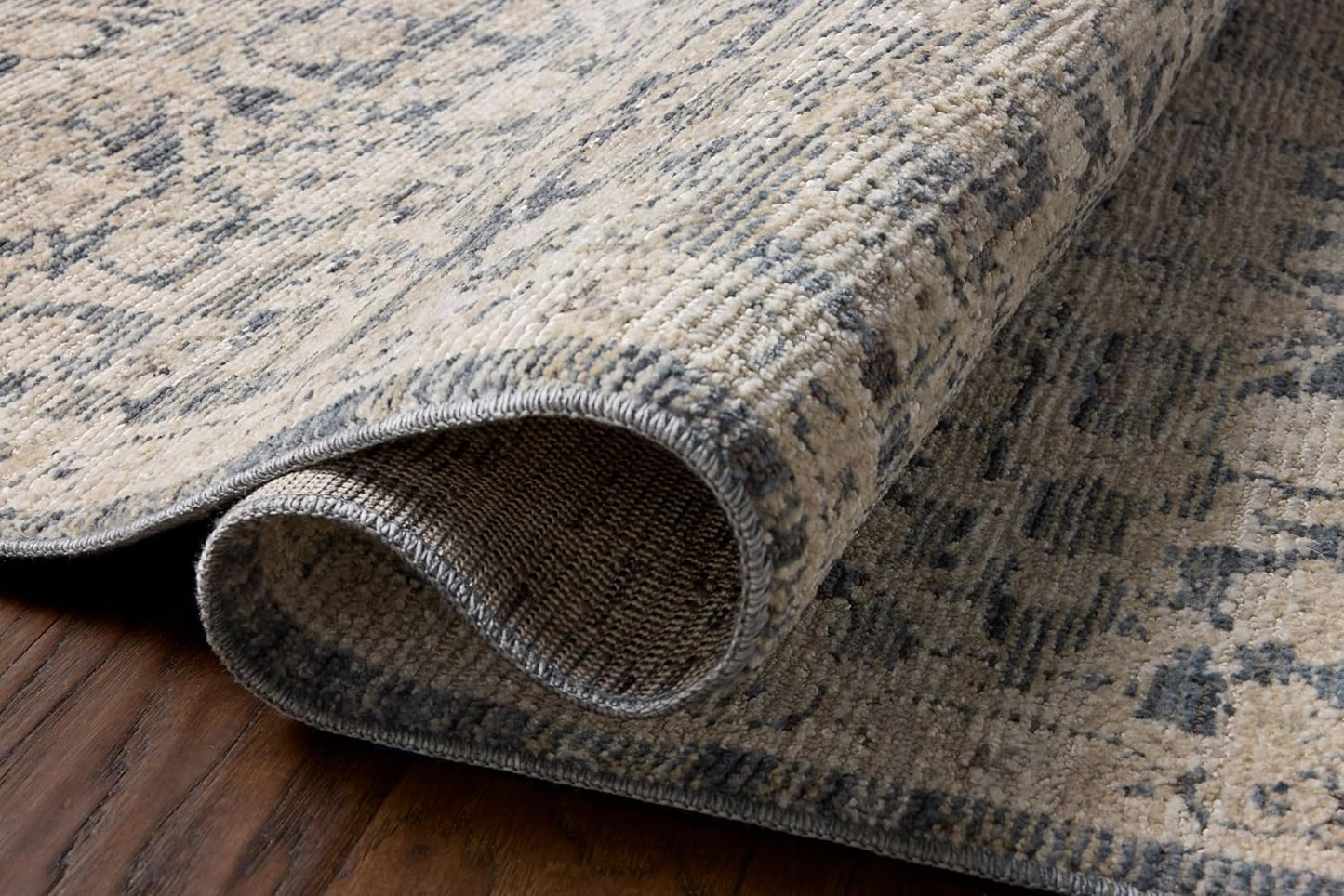 Alfombra área denim/natural 7'10x10' Loloi Milena